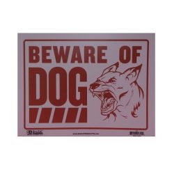 Sign BEWARE OF DOG 12 X 16in-wholesale