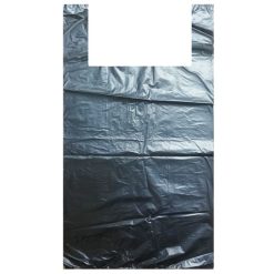 T-Shirt Bags 300ct Black 12X7X22-wholesale