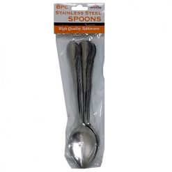 Spoons 8pc Stainless Steel