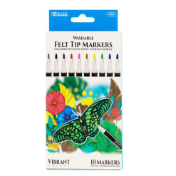 Markers Washable 10pk Felt Tip-wholesale