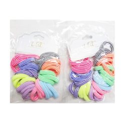 Hair Elastic Bands 30pc Small Asst  Clrs-wholesale