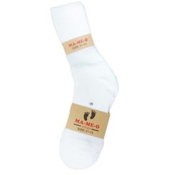 Mens Crew Socks 4pk 11-13 White-wholesale