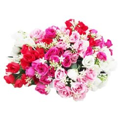 Rose Bouquet 11in Asst Clrs-wholesale