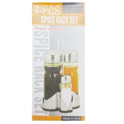 Spice Rack Set 4pc 4.25X4X8-wholesale