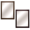 Mirror 20 X 28 Brown & Black Frame-wholesale