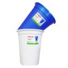 Imperial Wastebasket 8qt Asst Clrs-wholesale