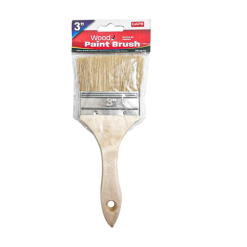 Paint Brush Wood 3in-wholesale