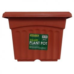 *Flower Pot Square 8in-wholesale