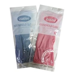 Household Gloves Lg 2 Clr PVC 1 Pair-wholesale