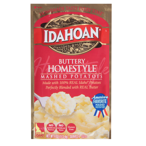 Idahoan Mashed Potatoes 4oz Homestyle-wholesale Idahoan Mashed Potatoes 4oz Homestyle-wholesale