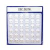 Cubic Zirconia Earrings Round Gold-wholesale