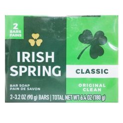 Irish Spring Bar Soap 2pk 6.4oz Orig-wholesale