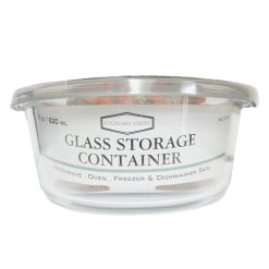 Storage Container Glass 21oz W-Lid-wholesale