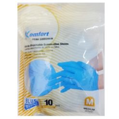 Komfort Nitrile Gloves Blue 10ct MD-wholesale