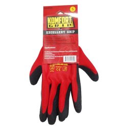 Komfort Grip Work Gloves S Red-wholesale