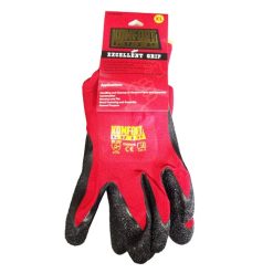 Komfort Grip Work Gloves XL Red-wholesale