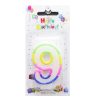 Birthday Candles #9 Rainbow-wholesale