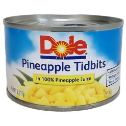Dole Pineapple Tidbits In Juice 8oz-wholesale
