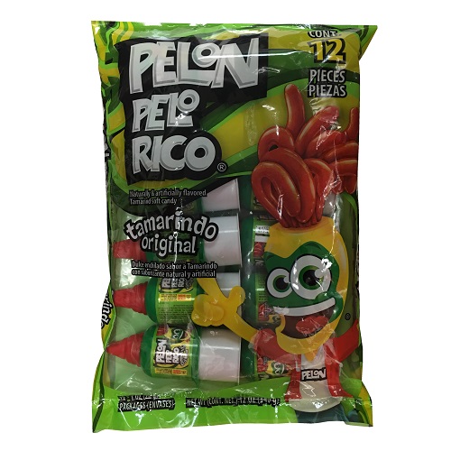 Pelon Pelo Rico Bag 12ct Candy-wholesale Pelon Pelo Rico Bag 12ct Candy-wholesale