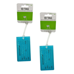 ID Tag 2 X 4in Blue-wholesale