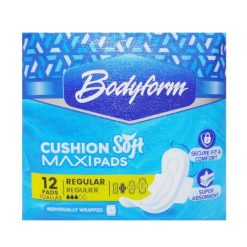 Bodyform Maxi Pads 12ct Reg W-Wing-wholesale