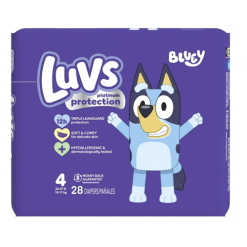 Luvs Platinum Diapers #4 28ct-wholesale