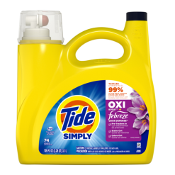 Tide Simply Liq 105oz Oxi Febreze-wholesale