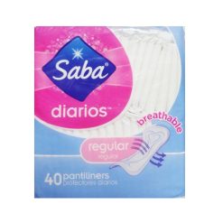Saba Pantiliners 40ct Regular-wholesale
