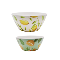 Melamine Cereal Bowl 6in Lemon Design-wholesale