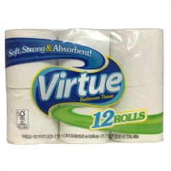 Virtue Bath Tissue 12pk Reg 225ct