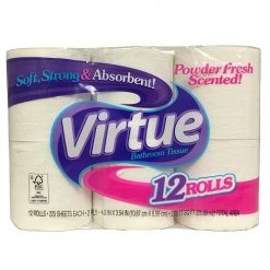 Virtue Bath Tissue 12pk Powder Fresh 225
