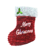 X-Mas Decor Tinsel Boot 13in-wholesale