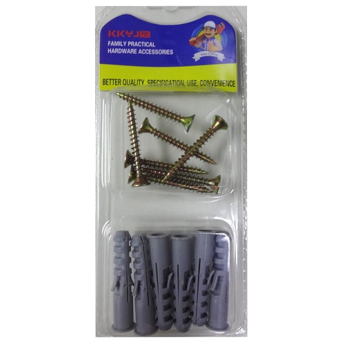 Screws & Expansion Tubes Set 13pk-wholesale Screws & Expansion Tubes Set 13pk-wholesale