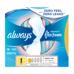 Always Infinity Pads 18ct Size 1-wholesale