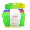 Ri-Pac Sparkle Sponges 3pk Asst Clrs-wholesale