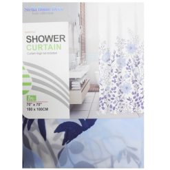Shower Curtain 70 X 70 Blue Flower-wholesale