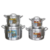 B.C Stock Pots W-Steamer 4pc Aluminum-wholesale