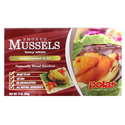 Polar Smoked Mussels 3oz In Oil-wholesale Polar Smoked Mussels 3oz In Oil-wholesale