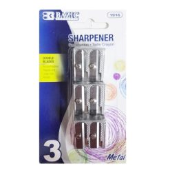 Sharpener Double Blade Metal 3pk-wholesale