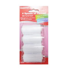 Sewing Thread 4pk 500yrds White-wholesale
