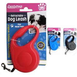 Pet Dog Leash Retractable 16.4 Ft Asst-wholesale