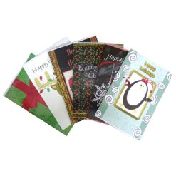 X-Mas Cards 3D 6 Asst Designs-wholesale