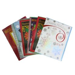 X-Mas Cards Large Asst Designs-wholesale