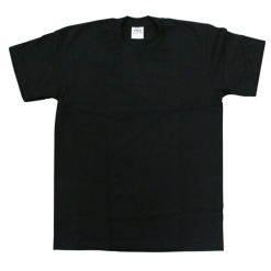 T-Shirt Crew Neck MD Black-wholesale