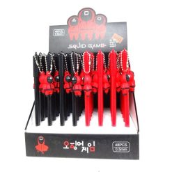 Pens Squid Game  Asst Black & Red-wholesale