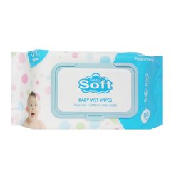 Soft Baby Wipes 80ct Blue 0% Alcohol-wholesale