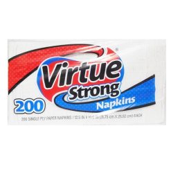 Virtue Napkins 200ct 1ply Strong-wholesale