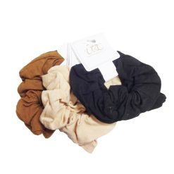 Hair Scrunchie 2pk Asst Clrs-wholesale
