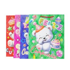 Gift Bags Feliz Cumpleaños MD Asst-wholesale