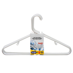 Imperial Hangers 6pk White-wholesale